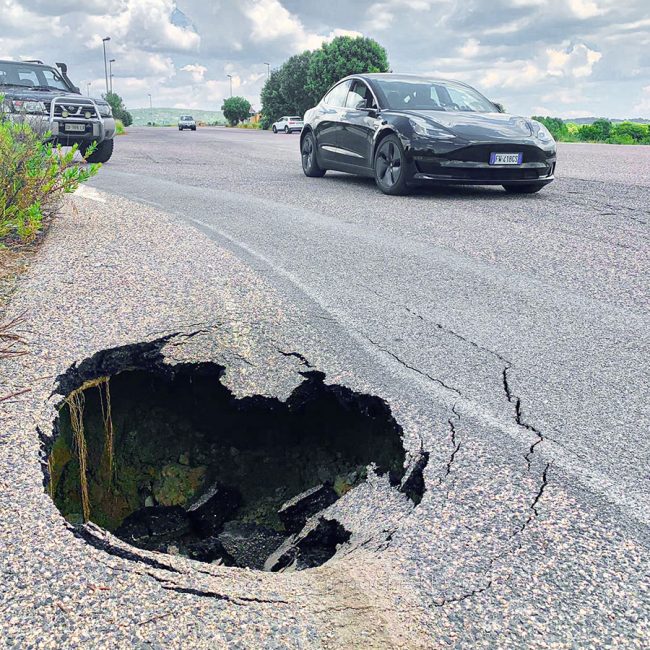 La voragine apertasi- a Pratosardo