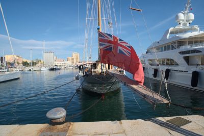 Una scena del film girata a Cagliari