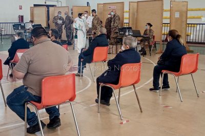 Oliena. L'esercito in campo per i vaccini anti-Covid.