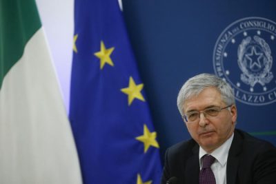 Il ministro dell'Economia Daniele Franco