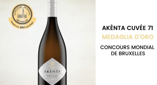 Akènta Cuvée 71 Medaglia d'Oro Concours Mondial de Bruxelles