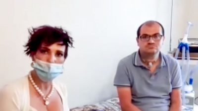 Desirè Manca con Christian, affetto dalla Sindrome di Ondine