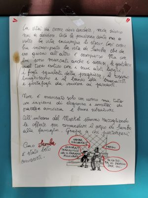 Il pensiero di qualcuno che lo ha conosciuto (foto S.Novellu)