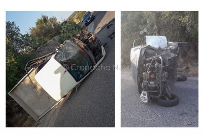 Il pickup dopo l'incidente