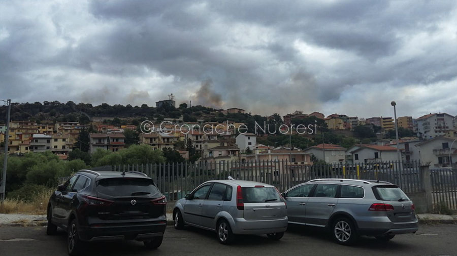 Pesante il bilancio dell’incendio a Nuoro: 7,5 ettari in cenere, evacuate 4 famiglie e la sede di Abbanoa