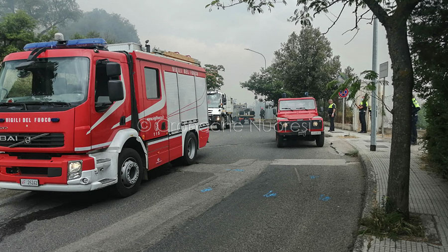 Nuoro. Fiamme altissime minacciano le case: mezza città chiusa al traffico – VIDEO E PHOTOGALLERY