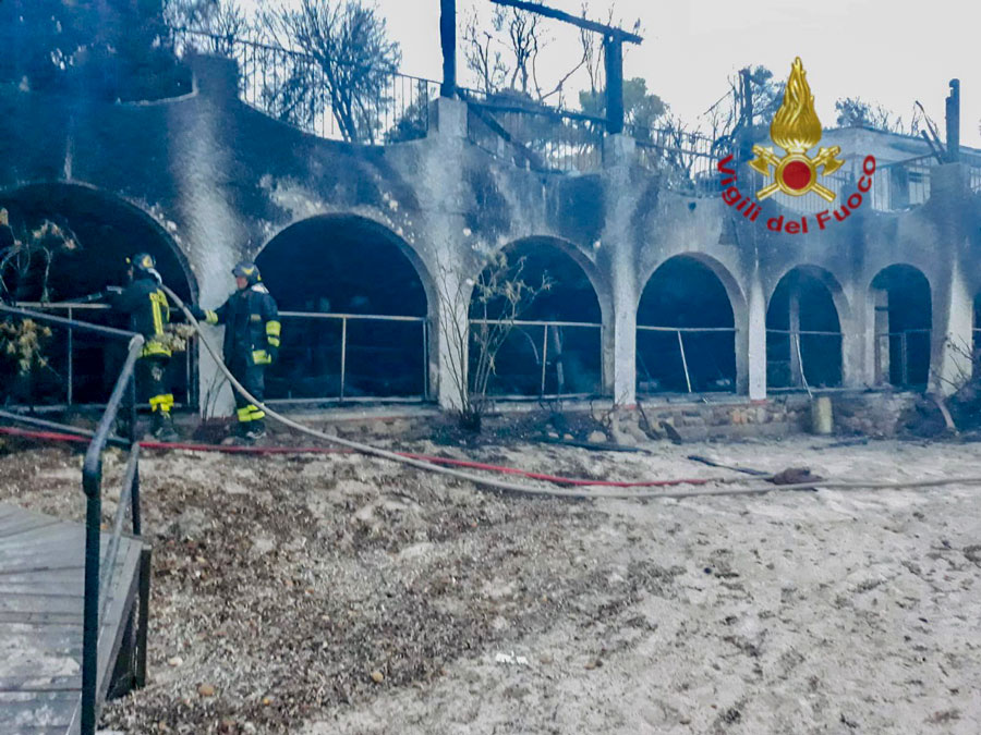 Pula. In fiamme l’hotel di Temptation Island, 60 evacuati