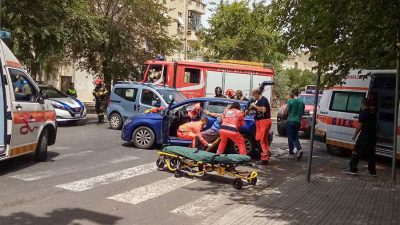 La scena dell'incidente (foto Cronache Nuoresi)