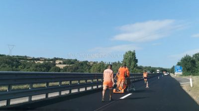 Lavori sulla Statale 131 (foto S.Novellu