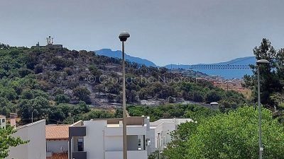 Monte Gurtei in cenere dopo il rogo di ieri notte