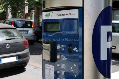 Nuoro, parchimetri ai Giardini (foto S.Novellu)