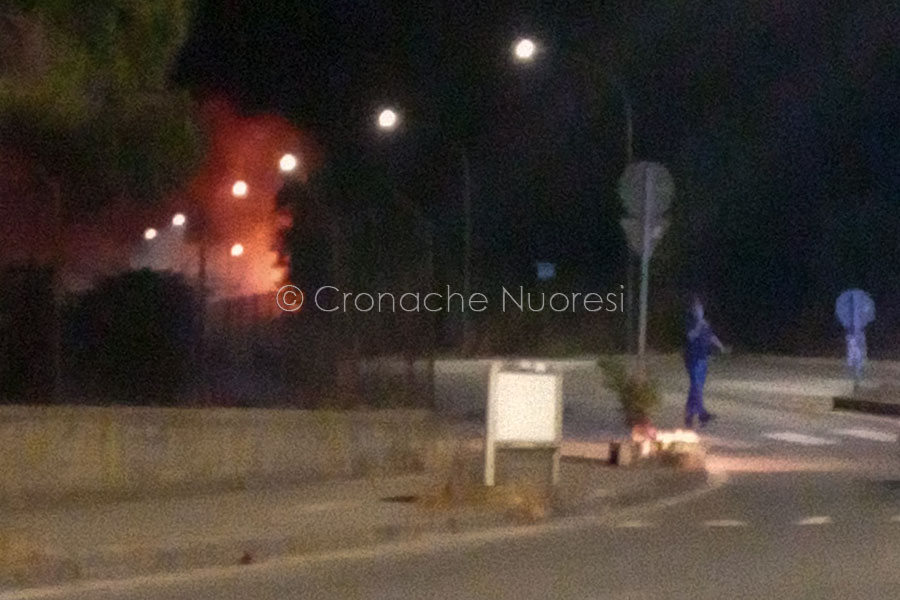Nuoro. Incendio nella notte a Badu ‘e Carros