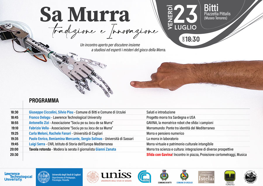 Bitti: un robot sfida a “sa murra” i giocatori più esperti