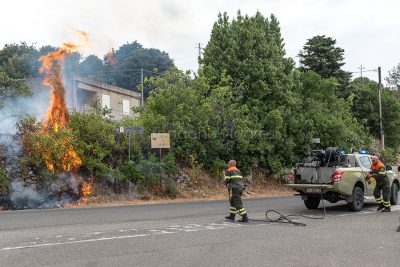 Scano Montiferro, i danni dell'incendio (© foto S.Novellu)
