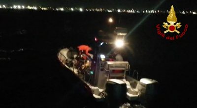 Vigili del fuoco. Le ricerche del disperso