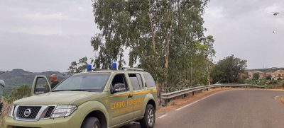 Operazioni di bonifica a Scano Montiferru (foto Salvatore Novellu)