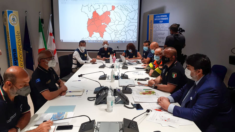 Allerta Meteo. 250 interventi effettuati nelle ultime 24 ore con il monitoraggio di Solinas