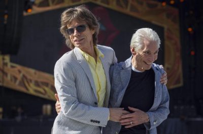 Mick Jagger e Charlie Watts