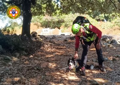 Il Soccorso Alpino alla ricerca del disperso
