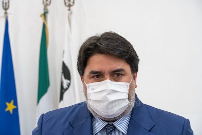 Il presidente della Regione Christian Solinas (foto S.Novellu)