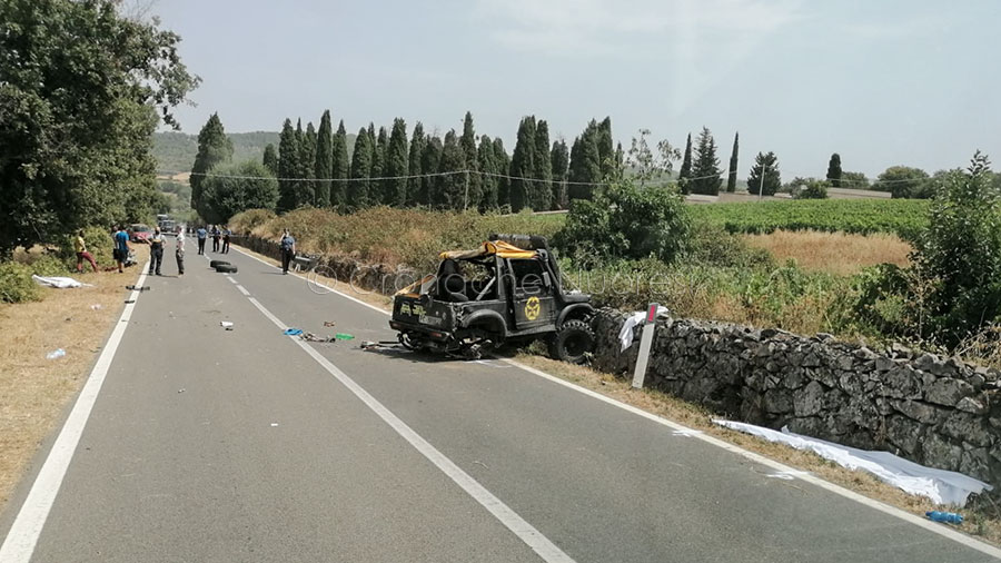 Tragedia della strada alle porte di Atzara: in un frontale morto un 40enne illesa una 89enne