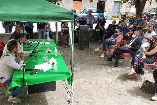 L'incontro di oggi a Sennariolo con il ministro Patuanelli (foto PGV)