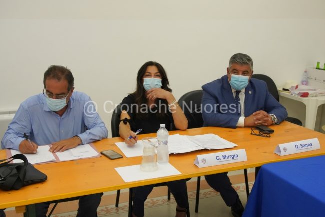 Cuglieri. Il presidente della RAS Solinas e gli assessori incontrano i sindaci del Montiferru (foto S. Novellu)