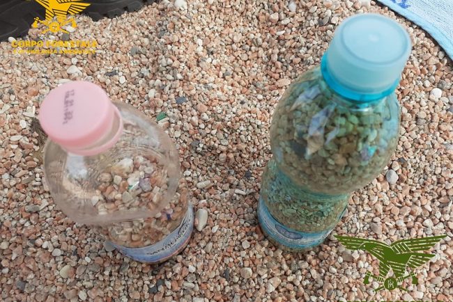 Sabbia sequestrata a Sos dorroles