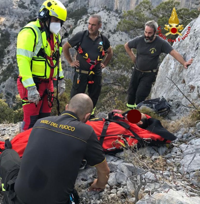 Nuorese infortunatosi a Urzulei ritrovato questa mattina dai Vigili del  Fuoco