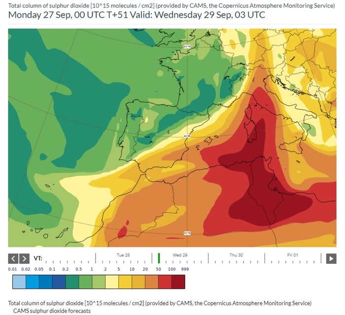 Eruzione vulcanica alle Canarie: nube potenzialmente pericolosa su Sardegna e Sicilia