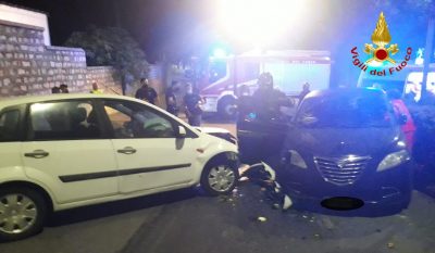 Nuoro. La scena dell'incidente in via Ragazzi del 99