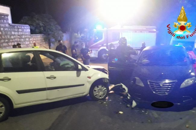 Nuoro. La scena dell'incidente in via Ragazzi del 99