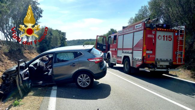 Il suv dopo lo schianto