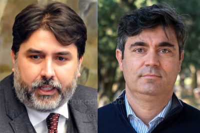 Il presidente Solinas e il sindaco Soddu