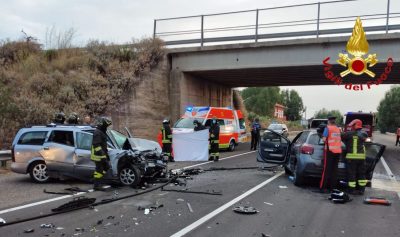 La scena dell'incidente