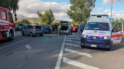 La scena dell'incidente