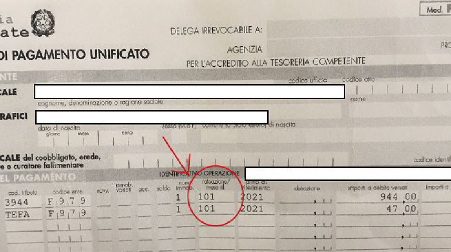 Nuoro. Errore nel Modello F24 per il pagamento della TARI