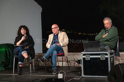 Olivo Barbieri, Marco Delogu e Sonia Borsato all'ISRE (foto S.Novellu)