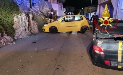 La scena dell'incidente a Santa Teresa Gallura