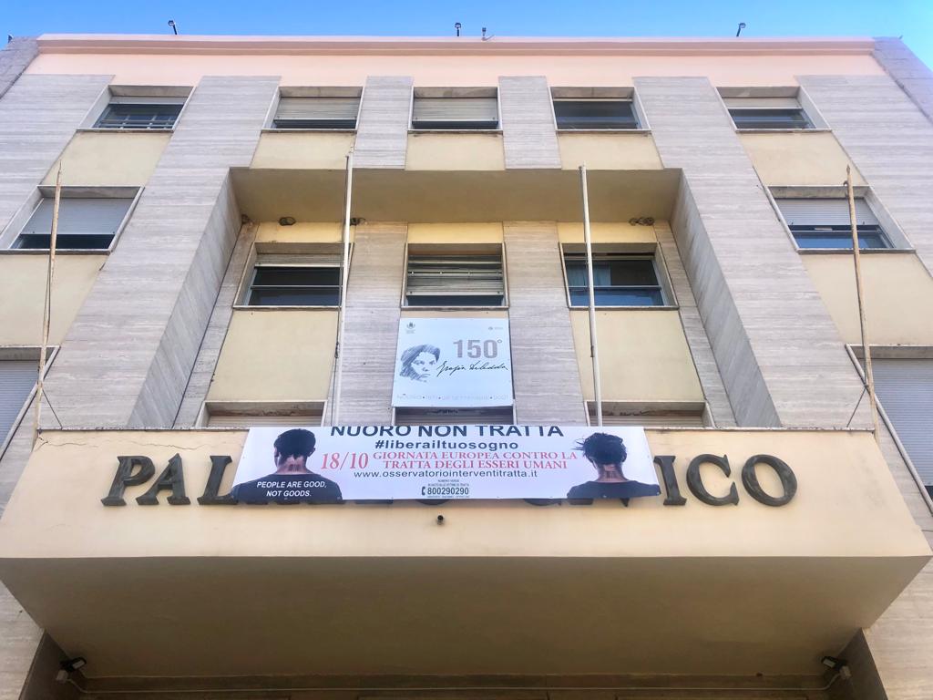 Il Comune di Nuoro aderisce alla giornata europea contro la tratta degli esseri umani che si celebra oggi