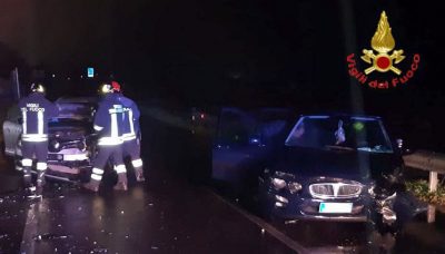 Incidente a Tossilo (foto Vigili del Fuoco)