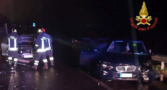 Incidente a Tossilo (foto Vigili del Fuoco)