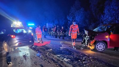 La scena dell'incidente