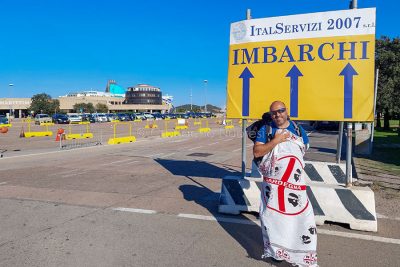 L'arrivo di Renato Pischedda a Olbia