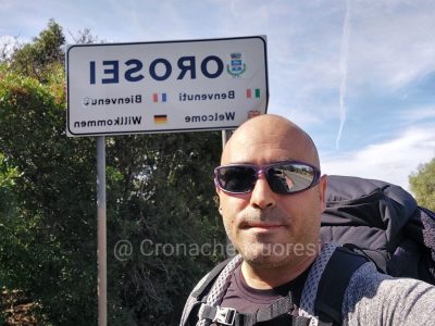 700milapassi da Nuoro a Milano: oggi terza tappa di Renato Pischedda a Orosei