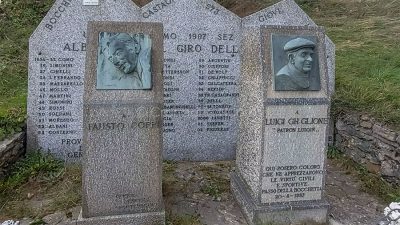 Ricordo di Fausto Coppia al passo della Boccetta