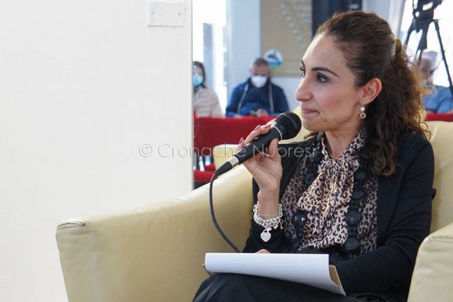 Stazione Garibaldi, l'intervento di Elena Carta (foto M.Brotzu)