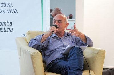 Stazione Garibaldi, l'intervento di Tonino Ladu (foto M.Brotzu)