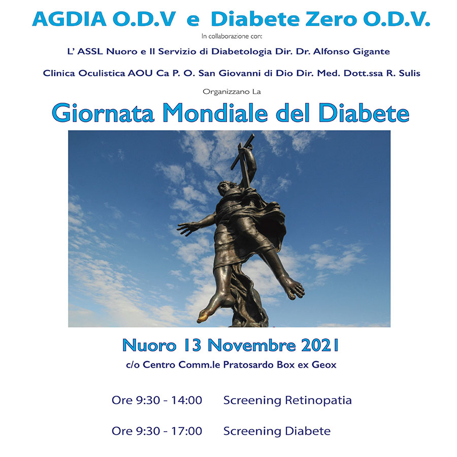 Giornata Mondiale del Diabete: a Nuoro uno screening su diabete e retinopatia