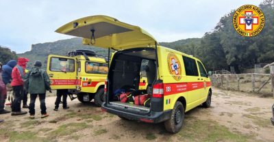L'intervento del Soccorso Alpino a Orgosolo